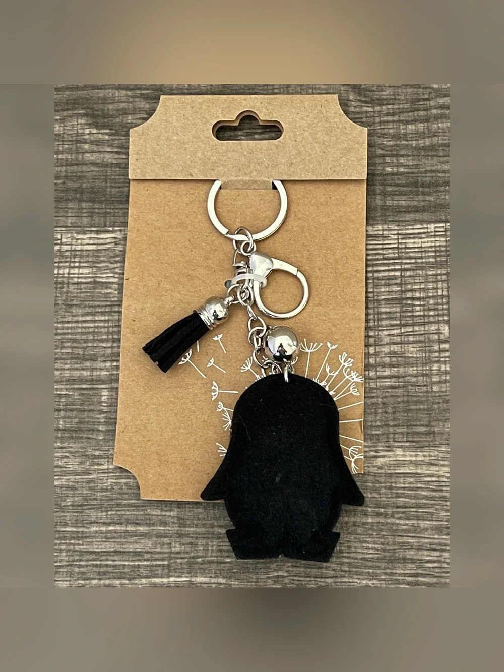 Crystal Penguin Small Keychain